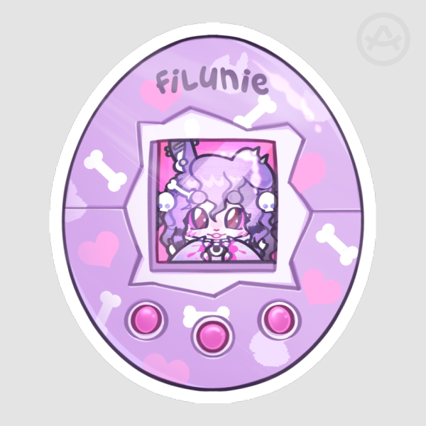 Tomogotchi inspired Cut Stickers