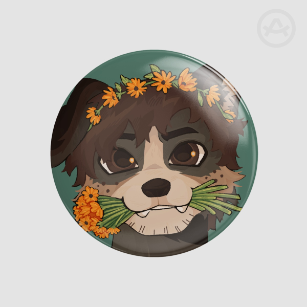 Furry Robert Button
