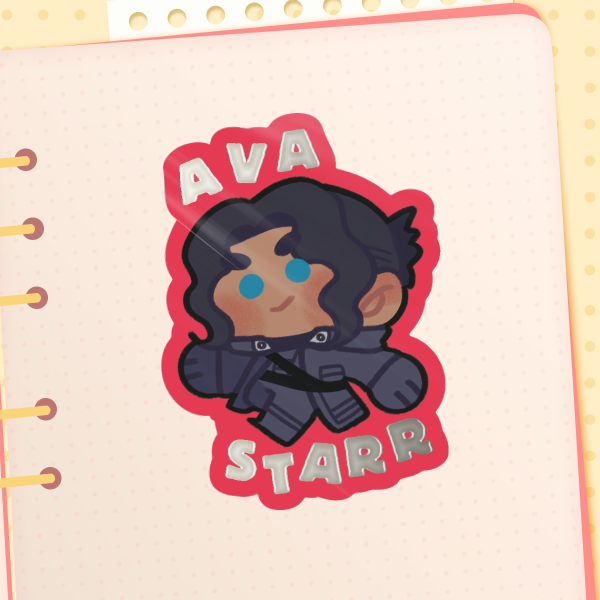 Ava Starr/Ghost HOT FOIL DIE-CUT STICKER [MCU]