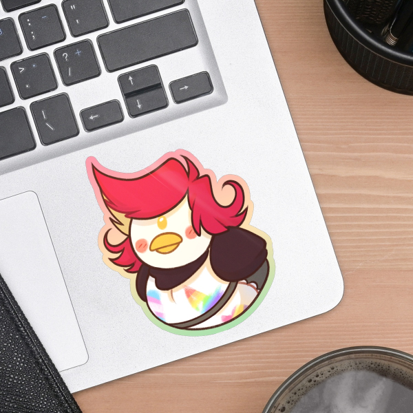 Ally Niffty Duck Sticker