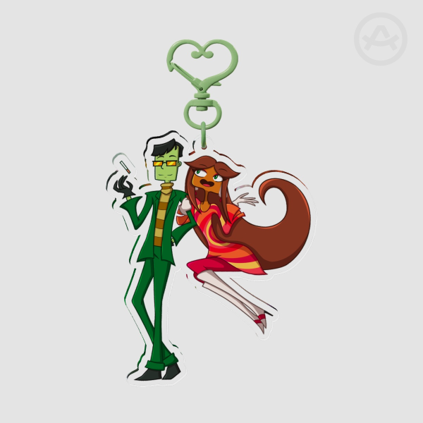 Sasha and Milla Psychonauts Acrylic Charm