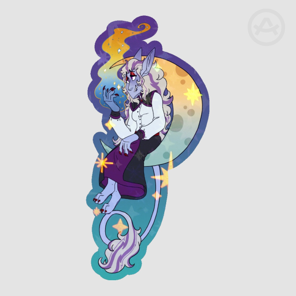 AroAce Evelyn - Die Cut Sticker