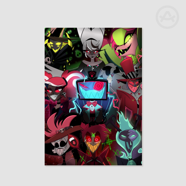 Hazbin Hotel overlords -medium poster print
