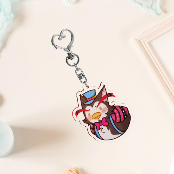 Pan Husk Duck Keychain