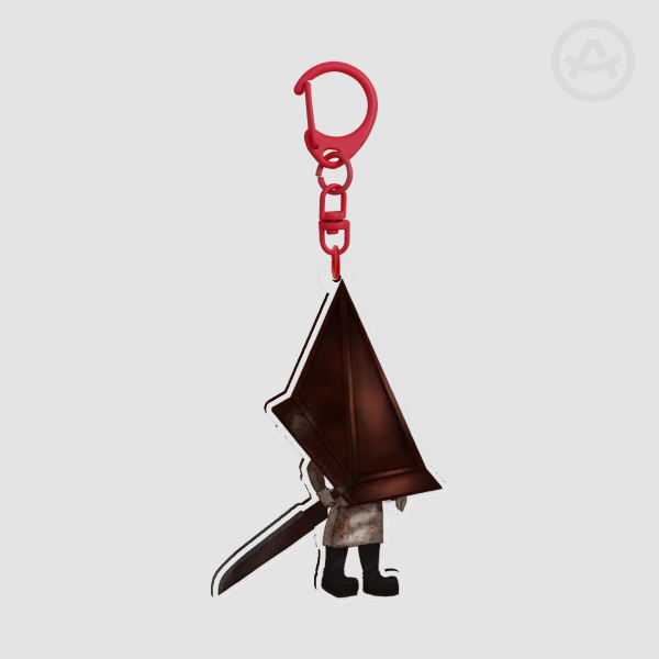Chibi Pyramid Head Acrylic Keychain