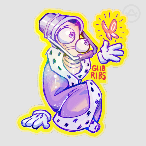 Bucket Kinger Holographic Sticker
