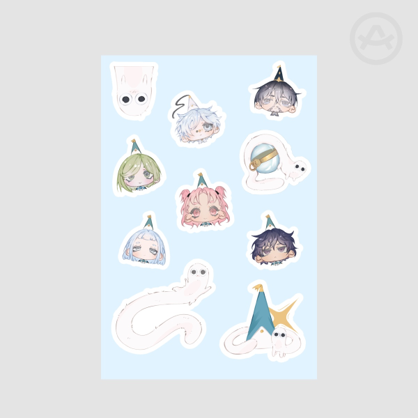 Mini Witch Hat Atelier Matte Paper Sticker Sheet