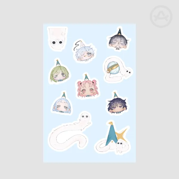 Mini Witch Hat Atelier Matte Paper Sticker Sheet