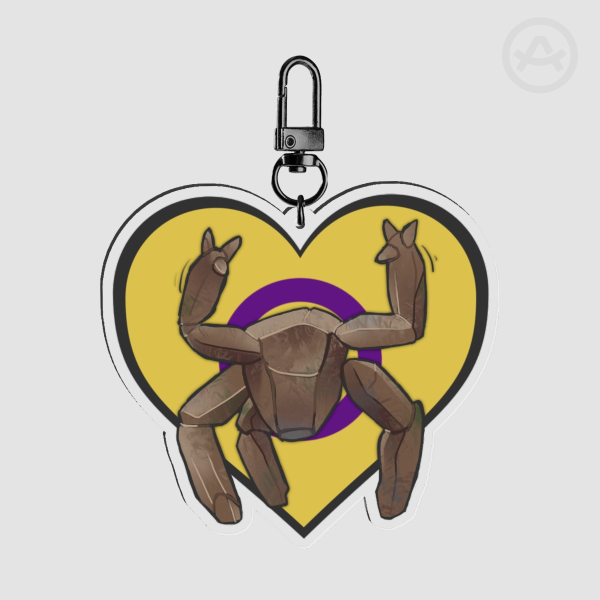 Rocky pride keychain