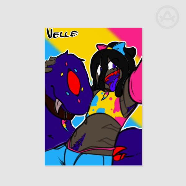 Velle and Cheescake PanPride Poster