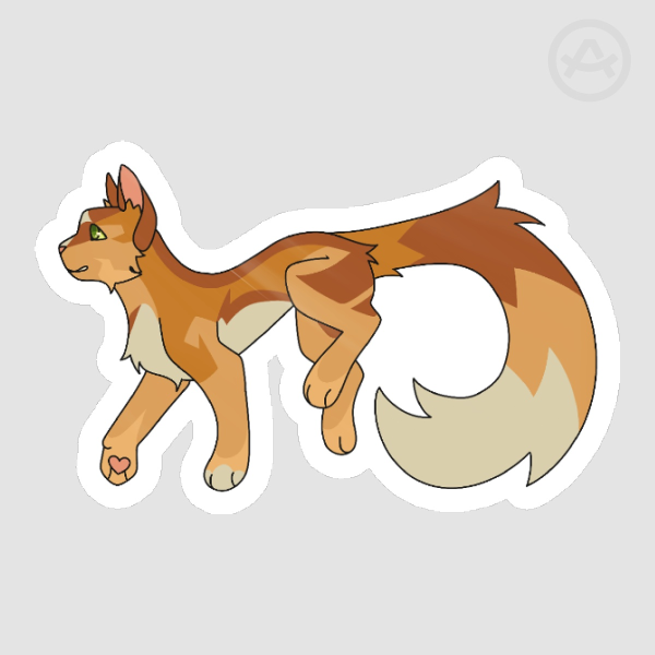 Firestar Die Cut Sticker