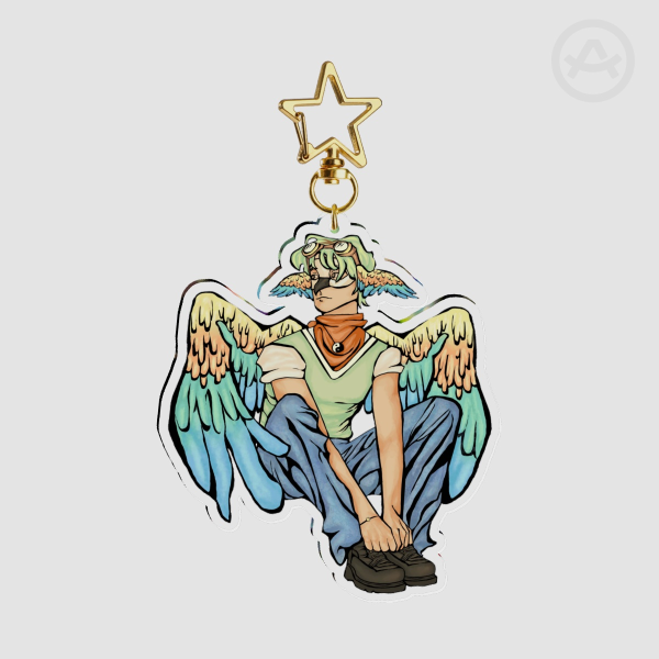 [UU] ParrotX2 Acrylic Keychain