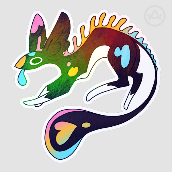 Pan Pride Fizzle Sticker