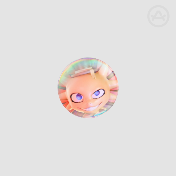 Sunday Button Pin