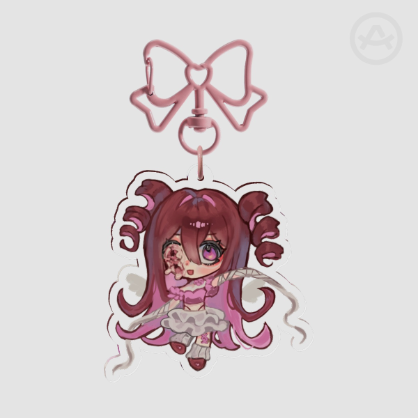 Suki Clear Keychain
