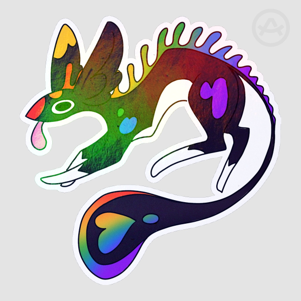 LGBTQ+ Pride Fizzle Sticker