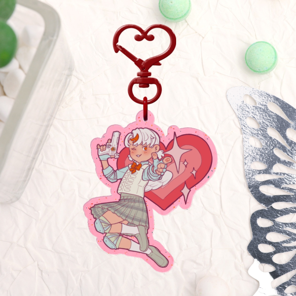 Koharu 𑣲 Love Bullet 𑣲 Acrylic Keychains