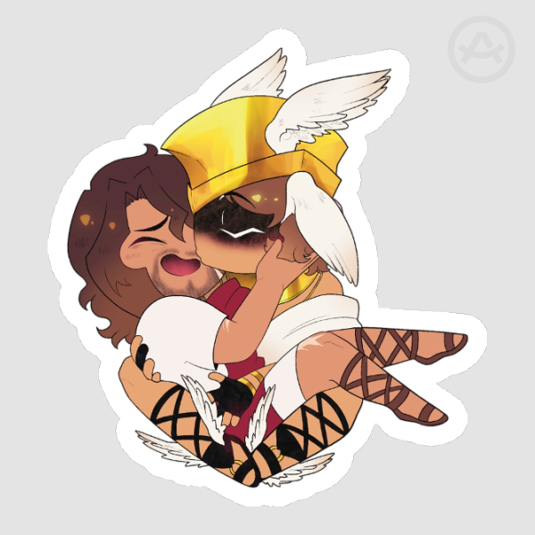HERMODY SMOOCH - Die Cut Stickers