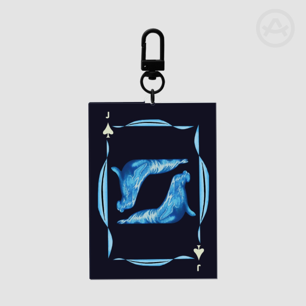 Jack of Spades Seal Acrylic Keychain