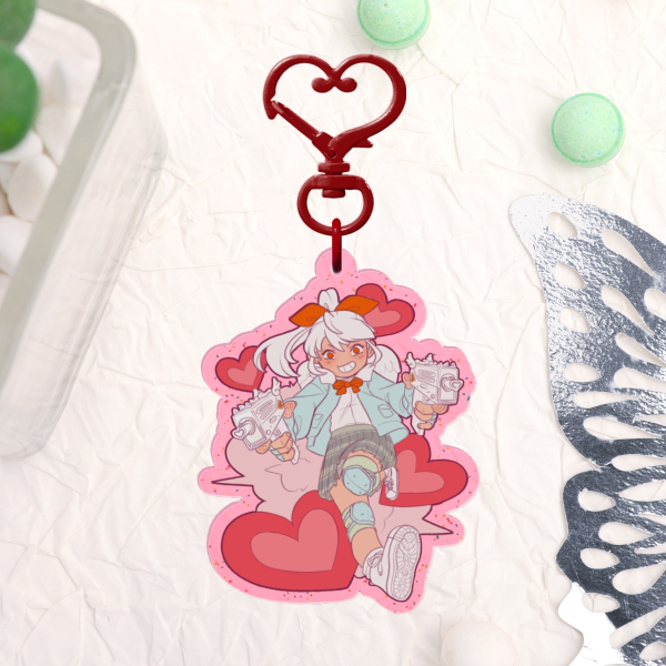 Chiyo 𑣲 Love Bullet 𑣲 Acrylic Keychains