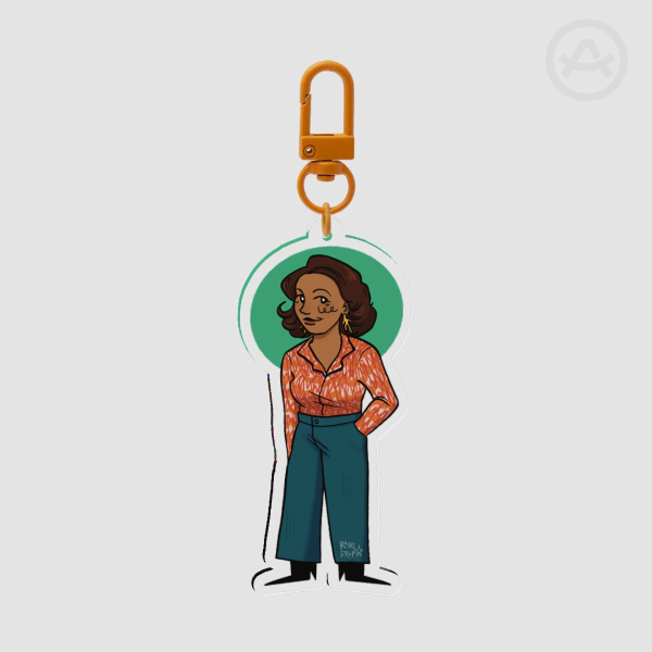 Charlotte Falsettos Clear Acrylic Keychain