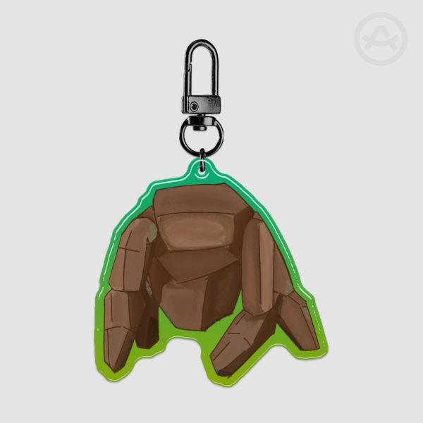 ROCKY Epoxy Acrylic Keychain