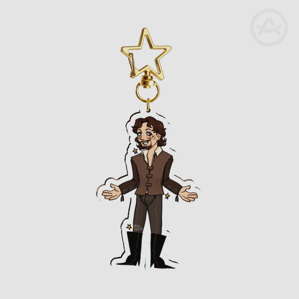 Shakespeare Something Rotten! Clear Acrylic Keychain