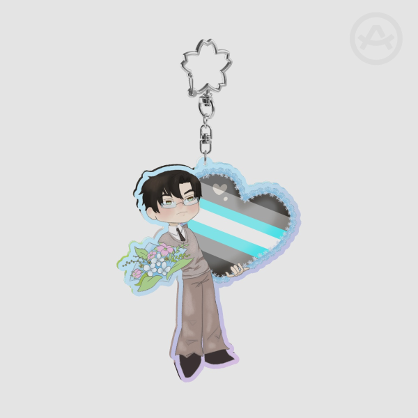 Zayne LADS Pride Keychain - Demiboy