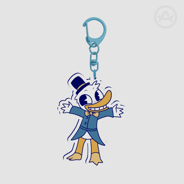 Cute Dr. Futterman Keychain