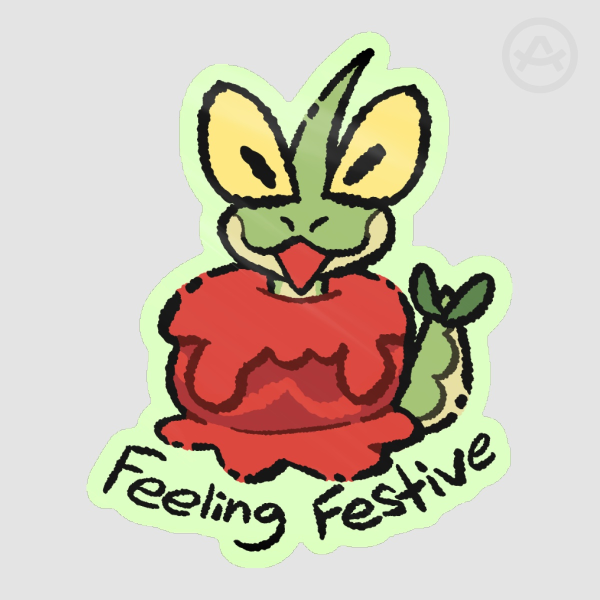 Feeling Festive Sticker