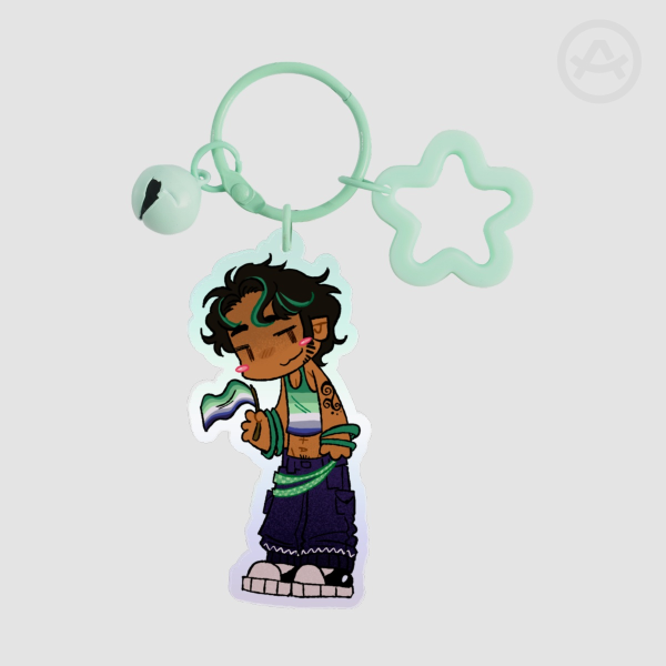 Diego Olivo PRIDE Keychain ♡