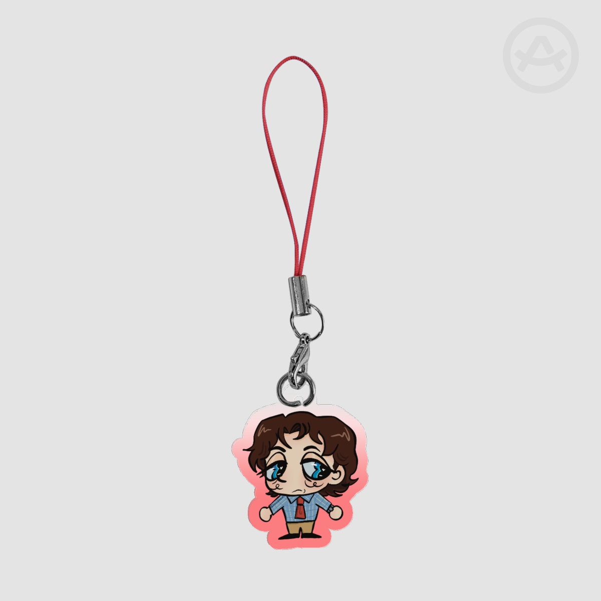 Marvin Falsettos Clear Acrylic Phone Charm