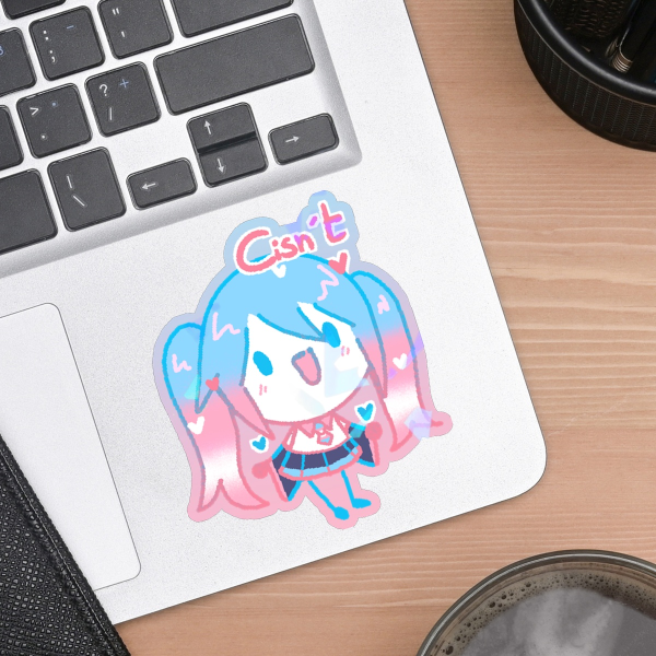 Trans Hatsune Miku Sticker