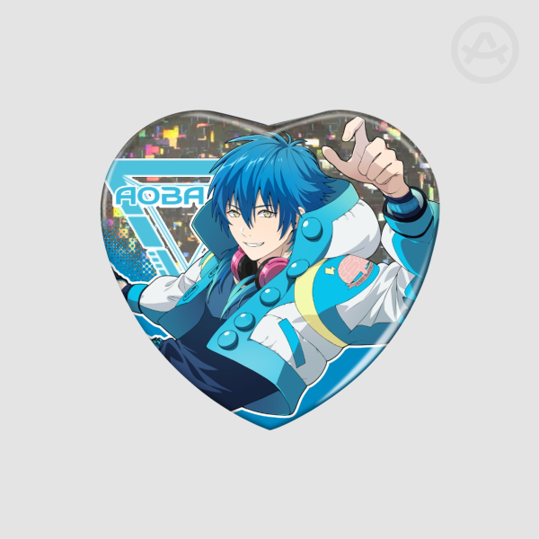 Aoba Heart Shape Holographic Badge (DRAMAtical Murder)