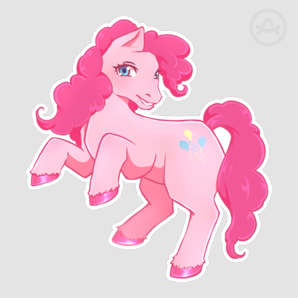 Pinkie Pie Matte Sticker