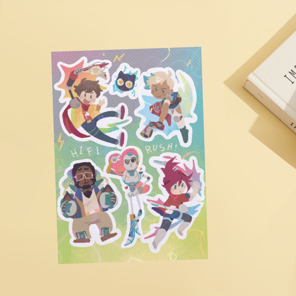 Hi-Fi Rush Sticker Sheet