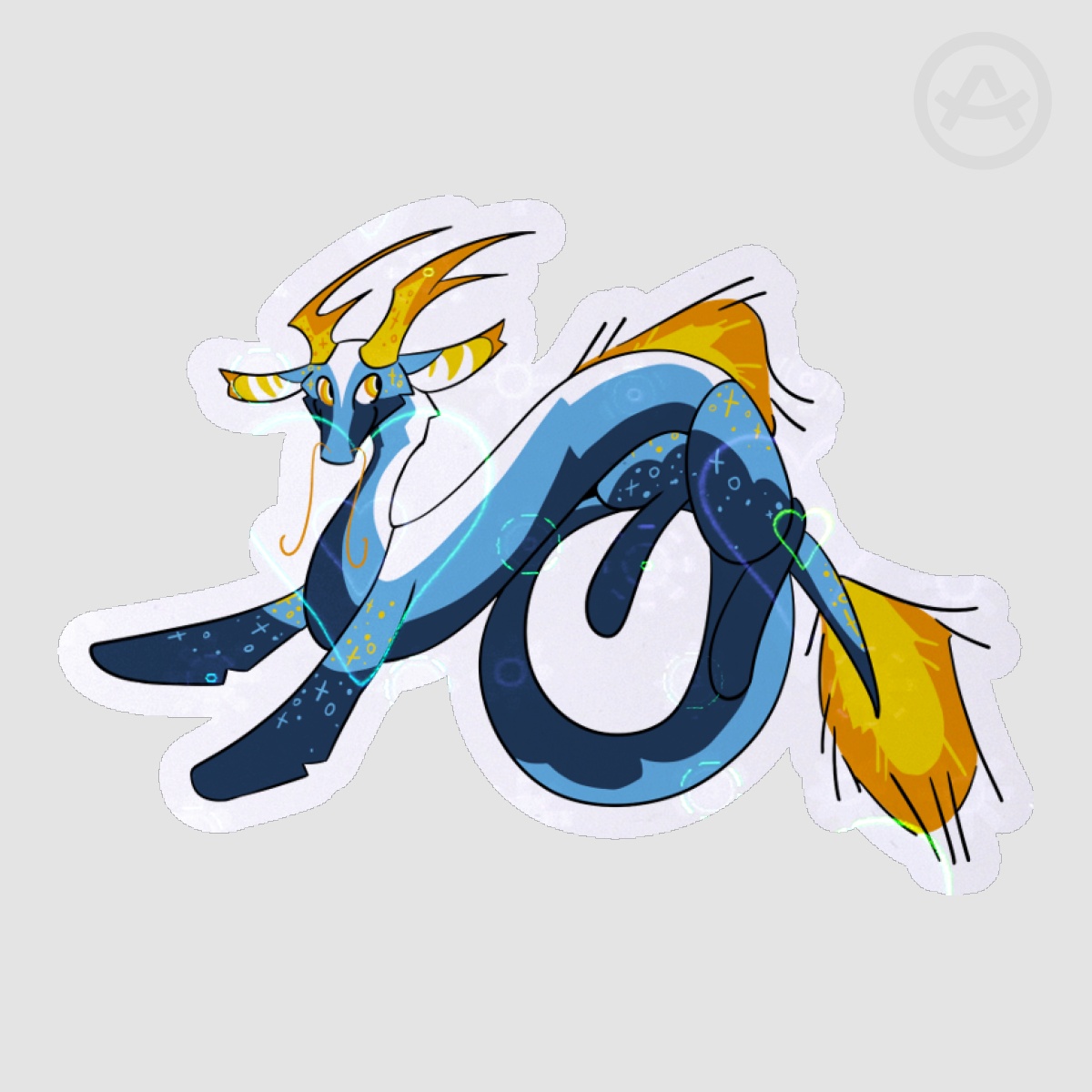 Aroace Dragon Stickers