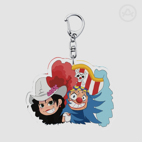 Alvida & Buggy the Clown Keychain | One Piece