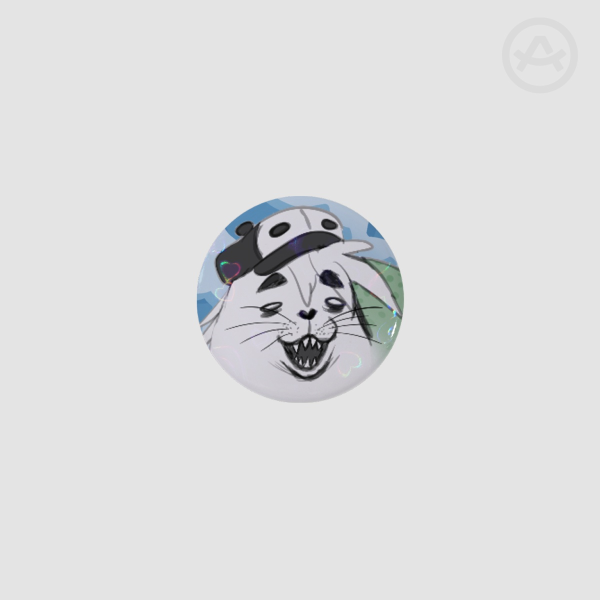 Mini Venni Seal Pin Badge