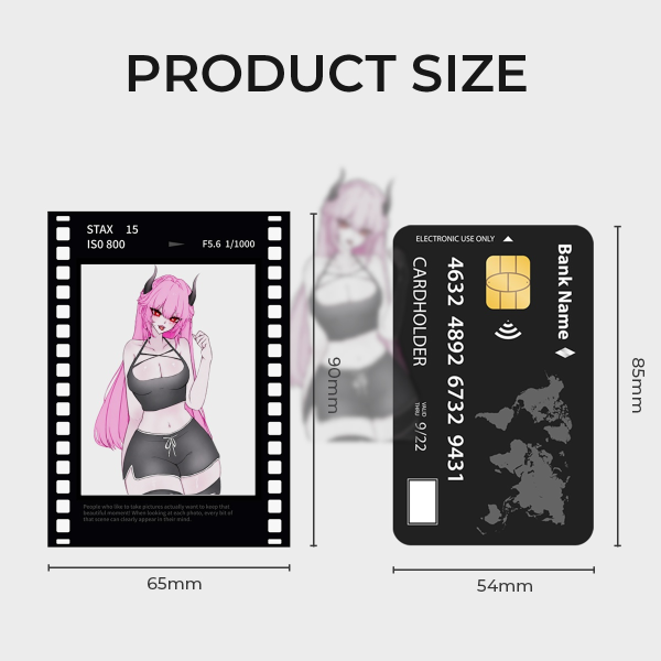 Aila Sketch Film Polaroid Photocards - 2.55x3.54"(65*90mm), Black Film