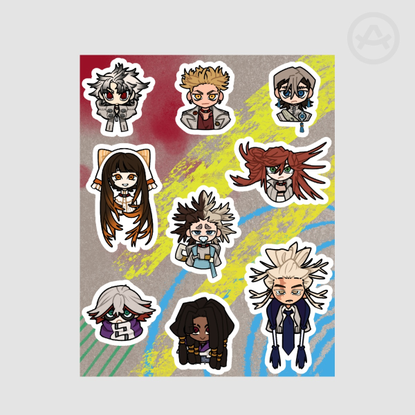 Gachiakuta Chibi Stickersheet