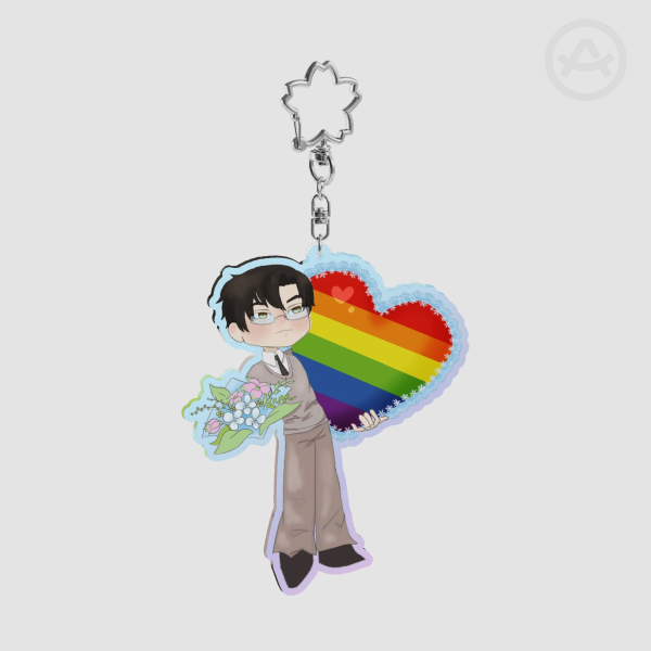 Zayne LADS Pride Keychain - Rainbow
