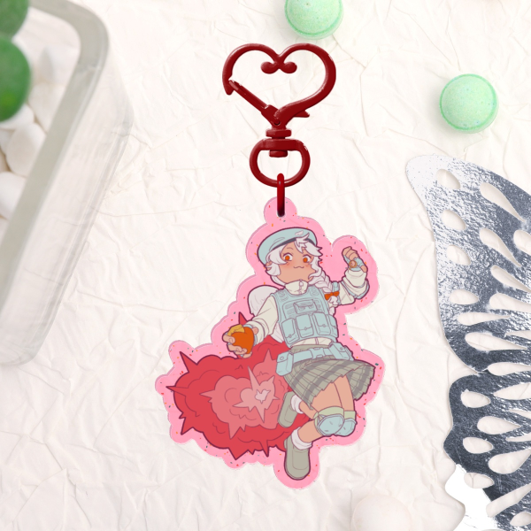 Kanna 𑣲 Love Bullet 𑣲 Acrylic Keychains