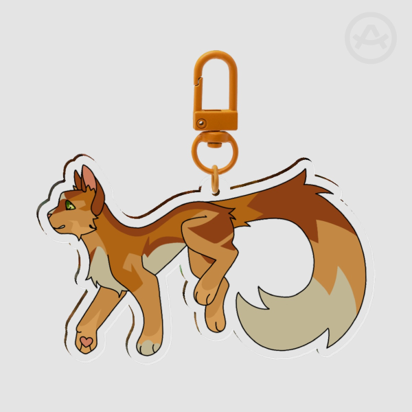 Firestar Acrylic Keychain