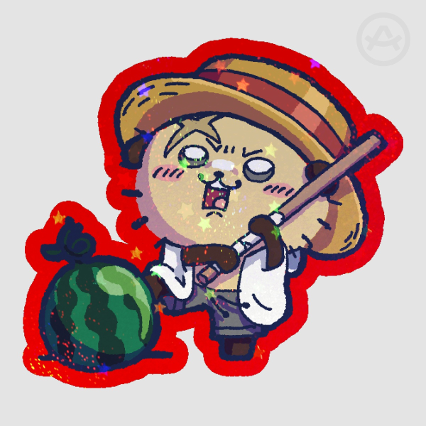 Summertime Rakko Die Cut Stickers