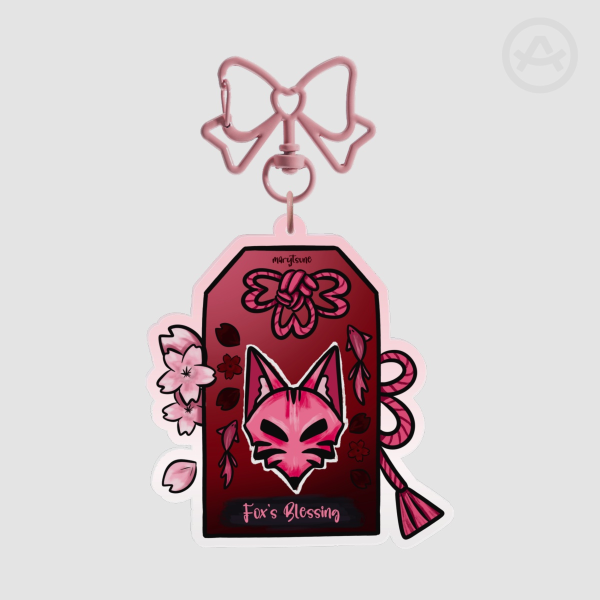 Marytsune‘s Omamori - Colored Edge Acrylic Keychain
