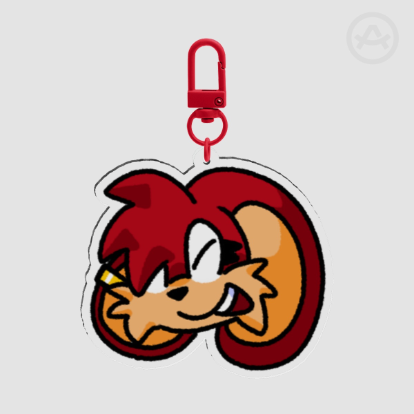 Lilly Face Acrylic Keychain