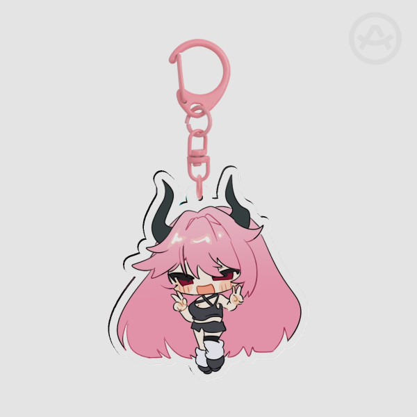 Aila Chibi Clear Acrylic Keychains