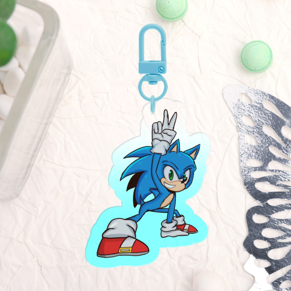 Sonic the Hedgehog Acrylic Charm