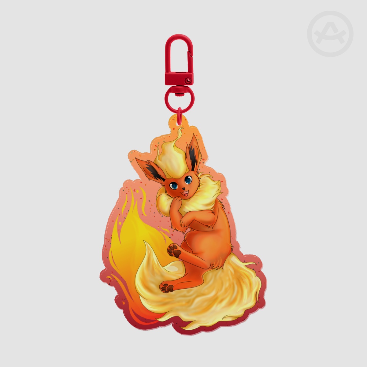 Flareon Acrylic Keychain